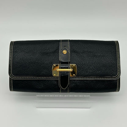 Louis Vuitton Suhali Portefeuille le Favori Wallet Fold Noir Black — view 2
