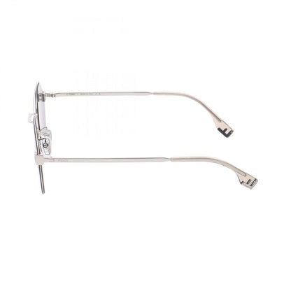 Fendi Sunglasses FF Pattern Silver Brown — view 3