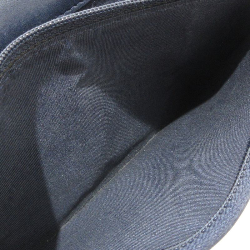 Chanel Wallet Matelasse /double Stitched Dark Navy And Pink Silver Hardware /