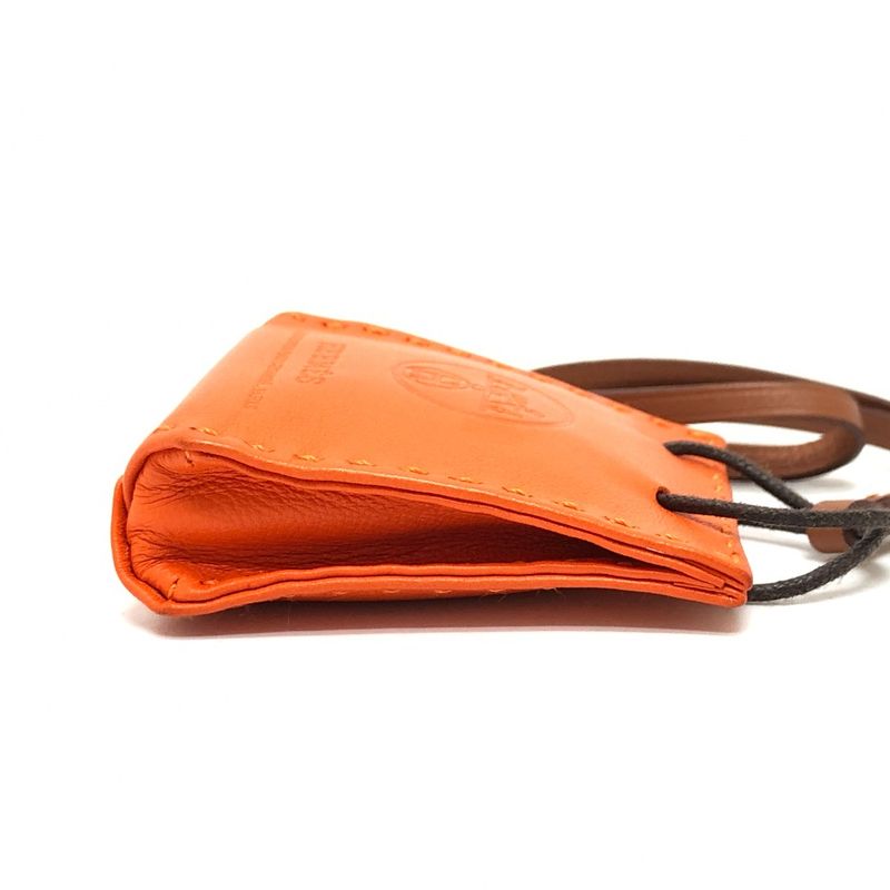 Hermes Bag Charm Sac Oranje Anjomiro Fou Orange