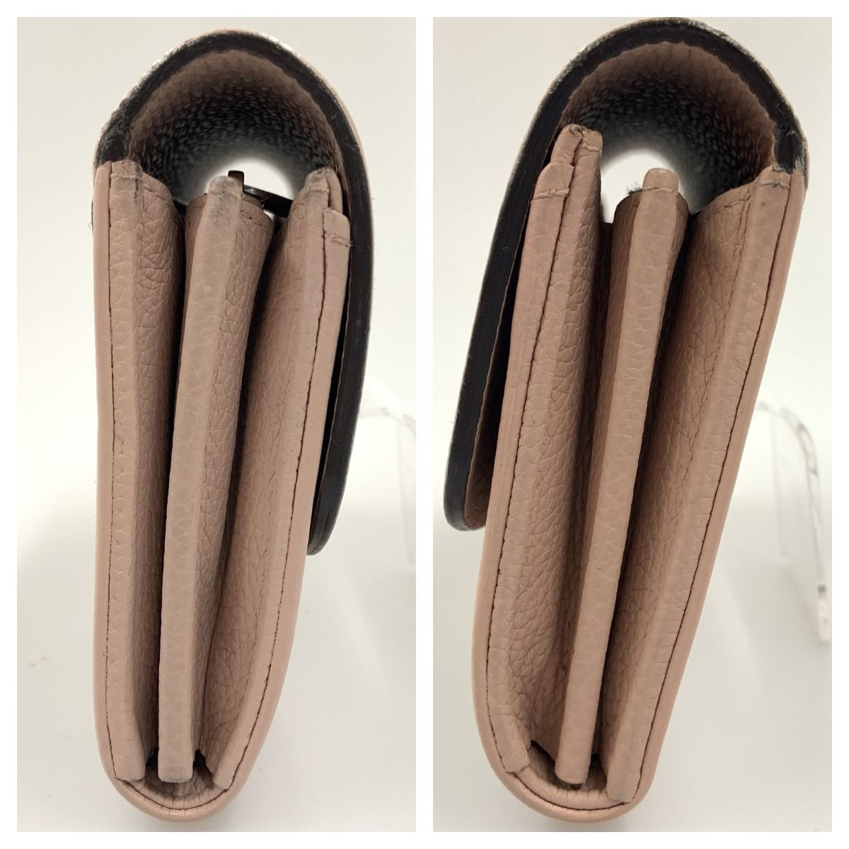 Louis Vuitton Mahina Portefeuille Iris Bifold Long Wallet M60145 Light Pink