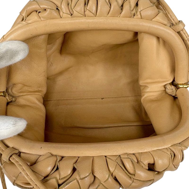 Bottega Veneta Mini Shoulder Bag Pochette Mini The Pouch Intrecciato Leather