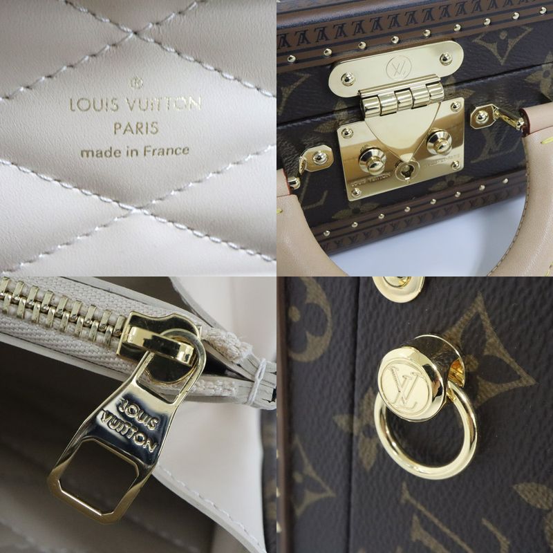 Louis Vuitton Monogram Petite Valise Trunk M20468 2way Handbag