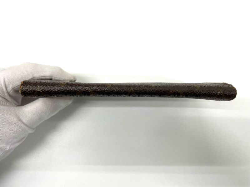 Louis Vuitton Monogram Long Wallet Brown Made In France