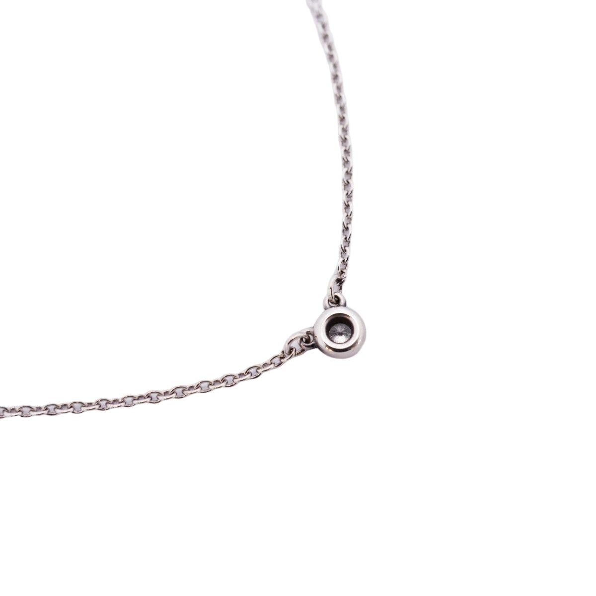 Tiffany & Co Necklace by the Yard 925 Sterling Silver Diamond — view 2