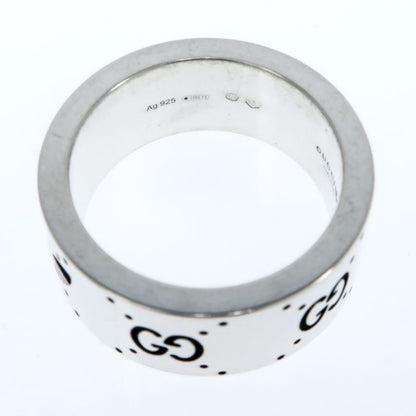 Gucci Adidas Collaboration Ring Engraving Wide Trefoil 17 Ag925 Jewelry