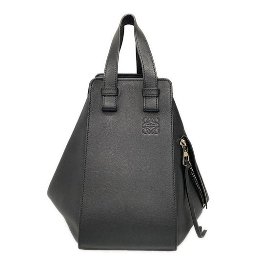 Loewe Tote Bag Hammock Bag Small Black With C Engraved Leather