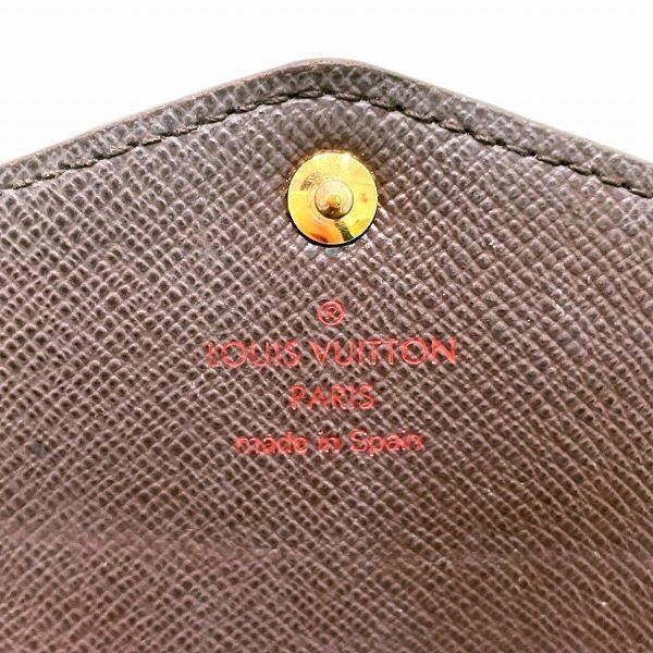 Louis Vuitton Damier Portefeuille Sarah N63209 Long Wallet Unisex
