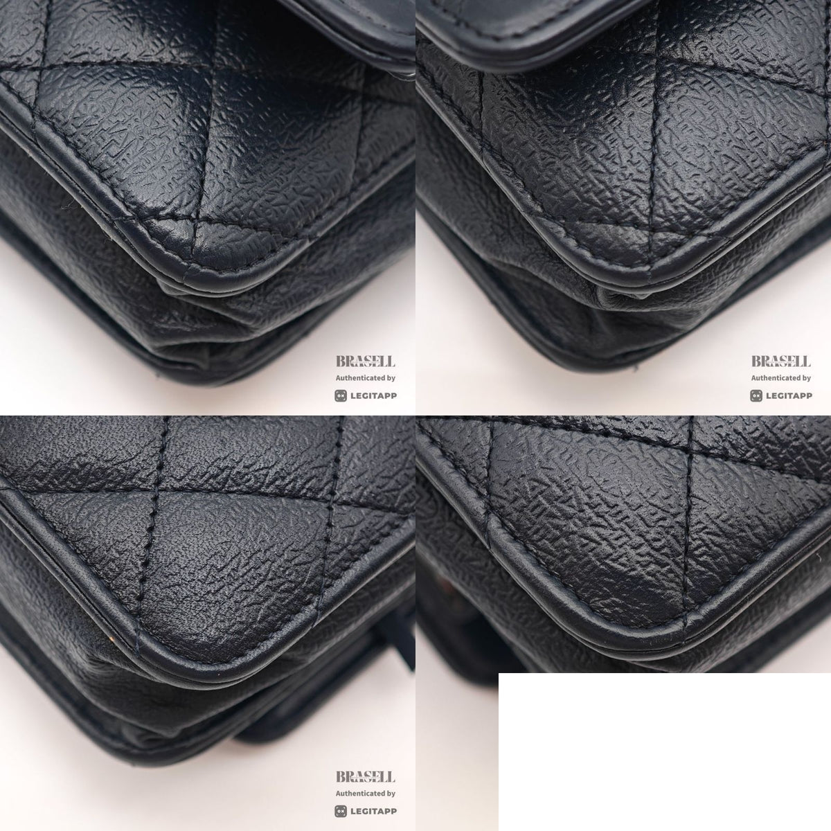 Chanel Woc Chain Shoulder Bag 2-Way Navy — view 7