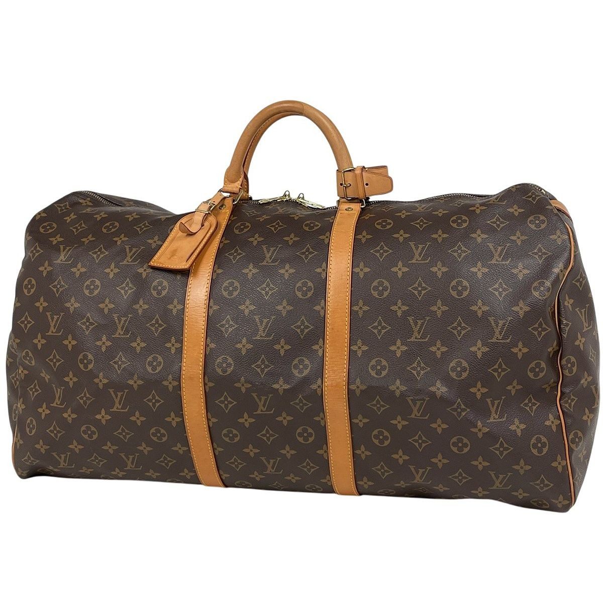 Louis Vuitton Keepall 60 Boston Bag Monogram Brown