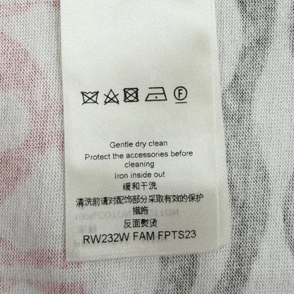 Louis Vuitton Cotton Monogram Tile Lvhardware Short Sleeve T-Shirt White Red — view 7