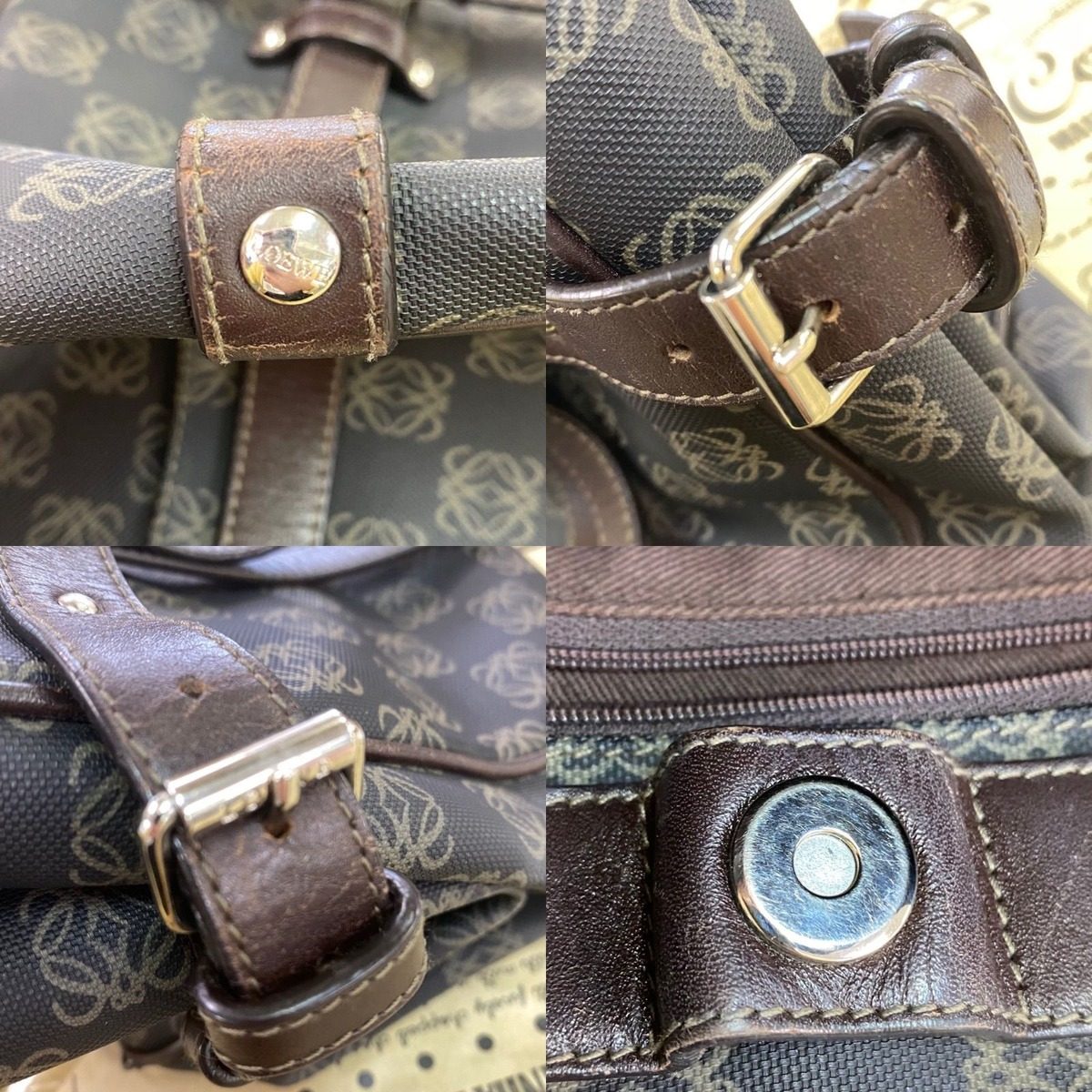 Loewe Tote Shoulder Bag Anagram Business Travel — view 13