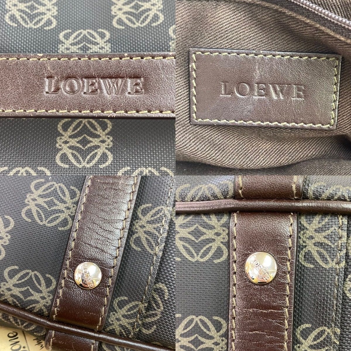 Loewe Tote Shoulder Bag Anagram Business Travel — view 7