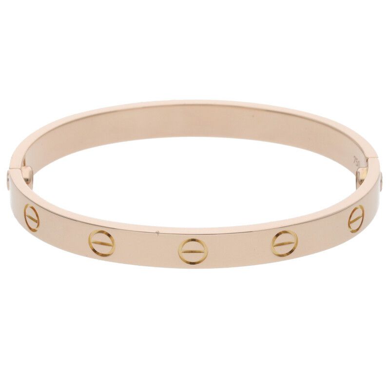 Cartier LOVE Bracelet 18K Pink Gold Love Bracelet Men's 16