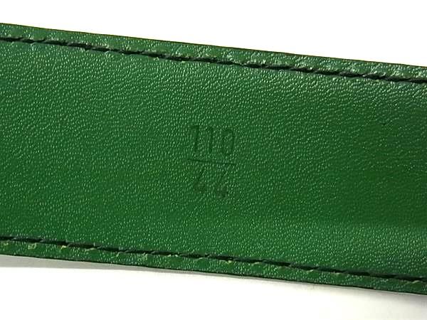 Louis Vuitton Epi Santure Classic Gold Hardware Belt Men's Green Fs0481