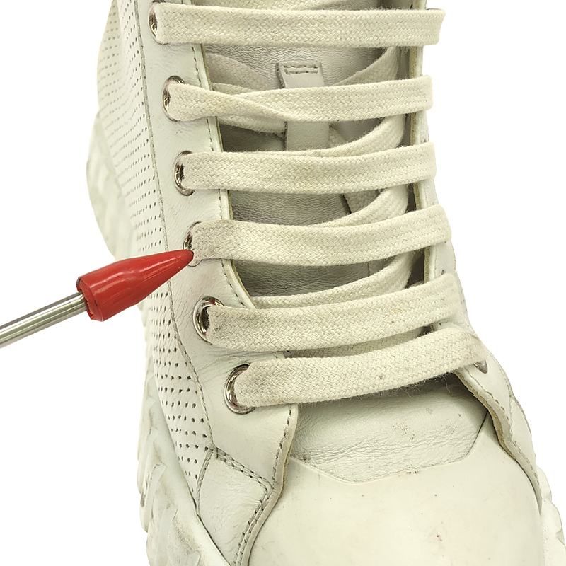 Hermes | Climbing Perforated Leather High-cut Sneakers | 35 | White | Women