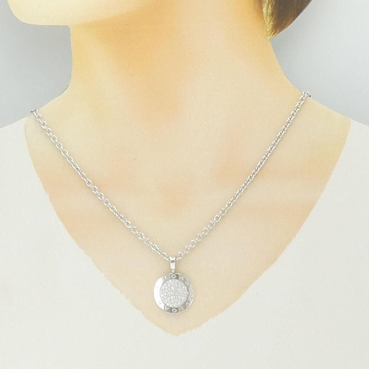 Bvlgari B.zero1 Silver Pendant Necklace — view 6