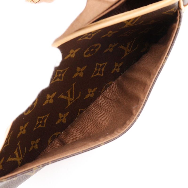 Louis Vuitton Sologne M42250 Monogram Canvas Brown Vi0026 Ladies Shoulder Bag