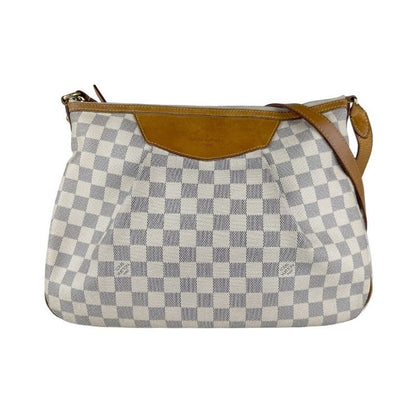 Louis Vuitton Shoulder Bag Damier Azur Syracuse MM