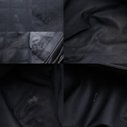 Chanel Tote MM New Travel Line A15991 Nylon Canvas Black Ladies Tote Bag