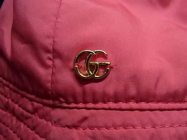 Gucci GG Marmont 100% Polyester Bucket Hat Size M 57cm (22.44in) Ladies Pink