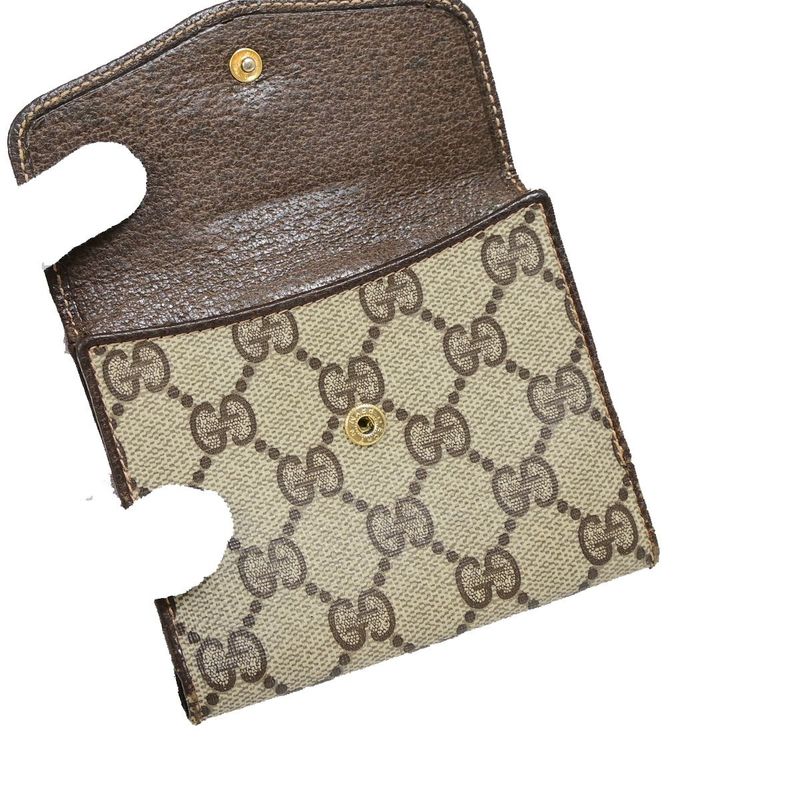 Gucci GG Cherry Bifold Wallet Compact Wallet Vintage 09bs115