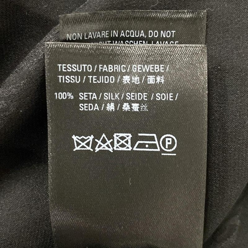 Balenciaga Long Sleeve Shirt Blouse Size 34 S Women - 647677tjn08 Black