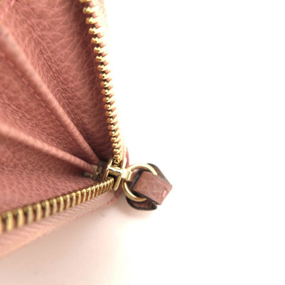 Gucci Wallet Ladies Women Leather Genuine Pink 368877 203887 Swing Coin Case