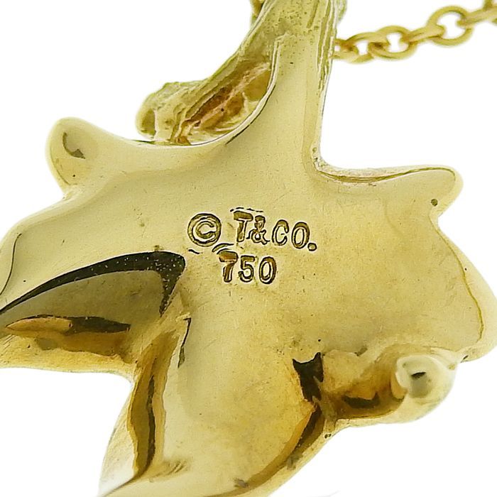 Tiffany & Co Tiffany & Co Leaf Motif Necklace 18K Yellow Gold 750 Yellow Gold