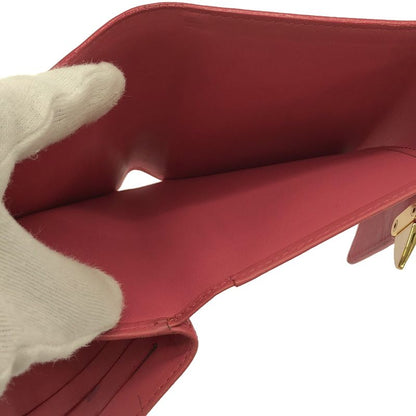 Louis Vuitton M9142f Vernis Portefeuille Koala Framboise Monogram Trifold
