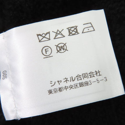 CHANEL P7524k10893 100% Cashmere Coco Mark Button Chain Design Knit Jacket