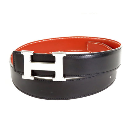 Hermes Constance Belt Black