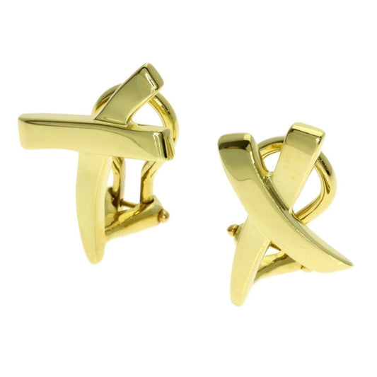 Tiffany & Co Kiss Earrings 18k Yellow Gold