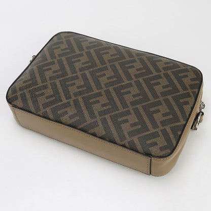 Fendi Camera Case Diagonal 7m.0286 Shoulder Bag Leather PVC Men's