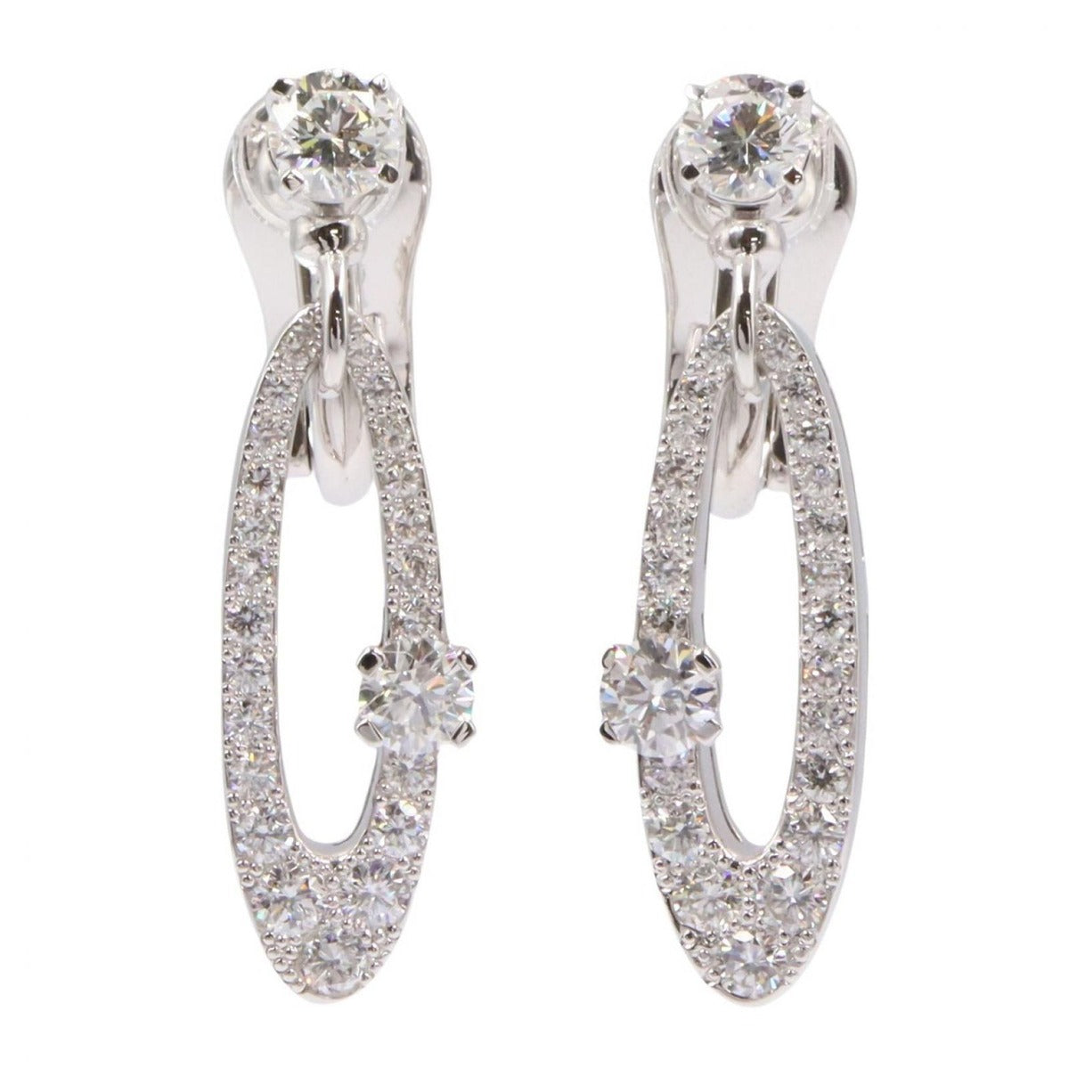 Bvlgari Earrings Elysia Diamond 18k White Gold