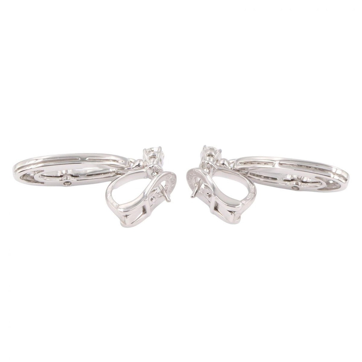 Bvlgari Earrings Elysia Diamond 18k White Gold — view 2