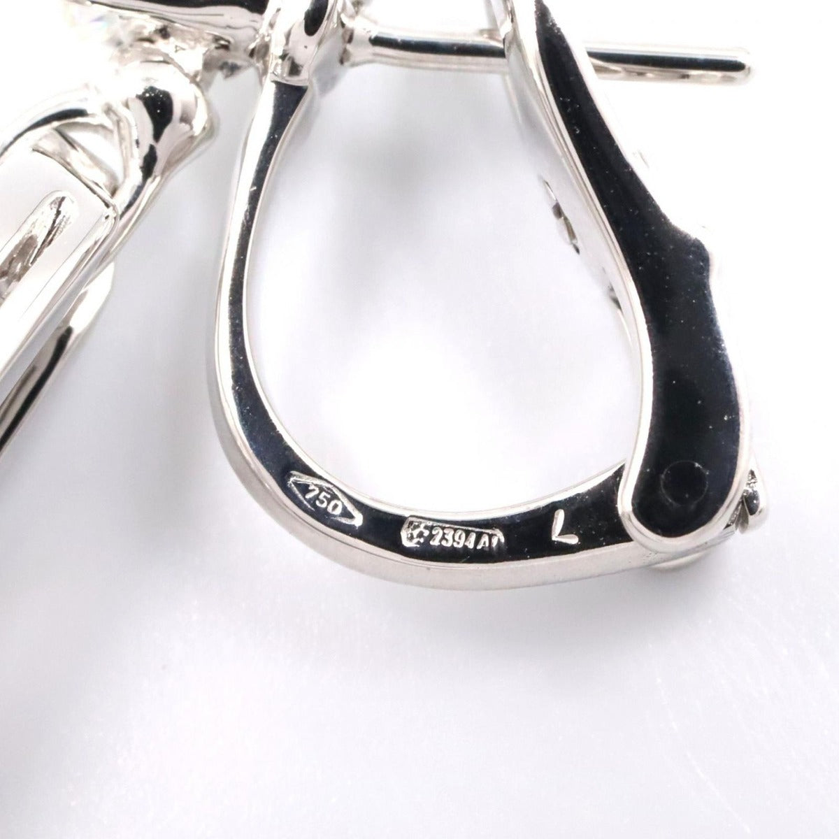 Bvlgari Earrings Elysia Diamond 18k White Gold — view 4