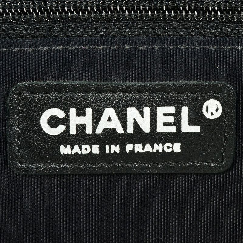 Chanel Hula Hoops Handbag Lamb Skin Black Silver Hardware Coco Mark Matelasse