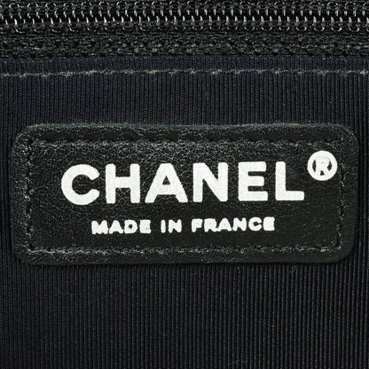 Chanel Hula Hoops Handbag Lamb Skin Black Silver Hardware Coco Mark Matelasse