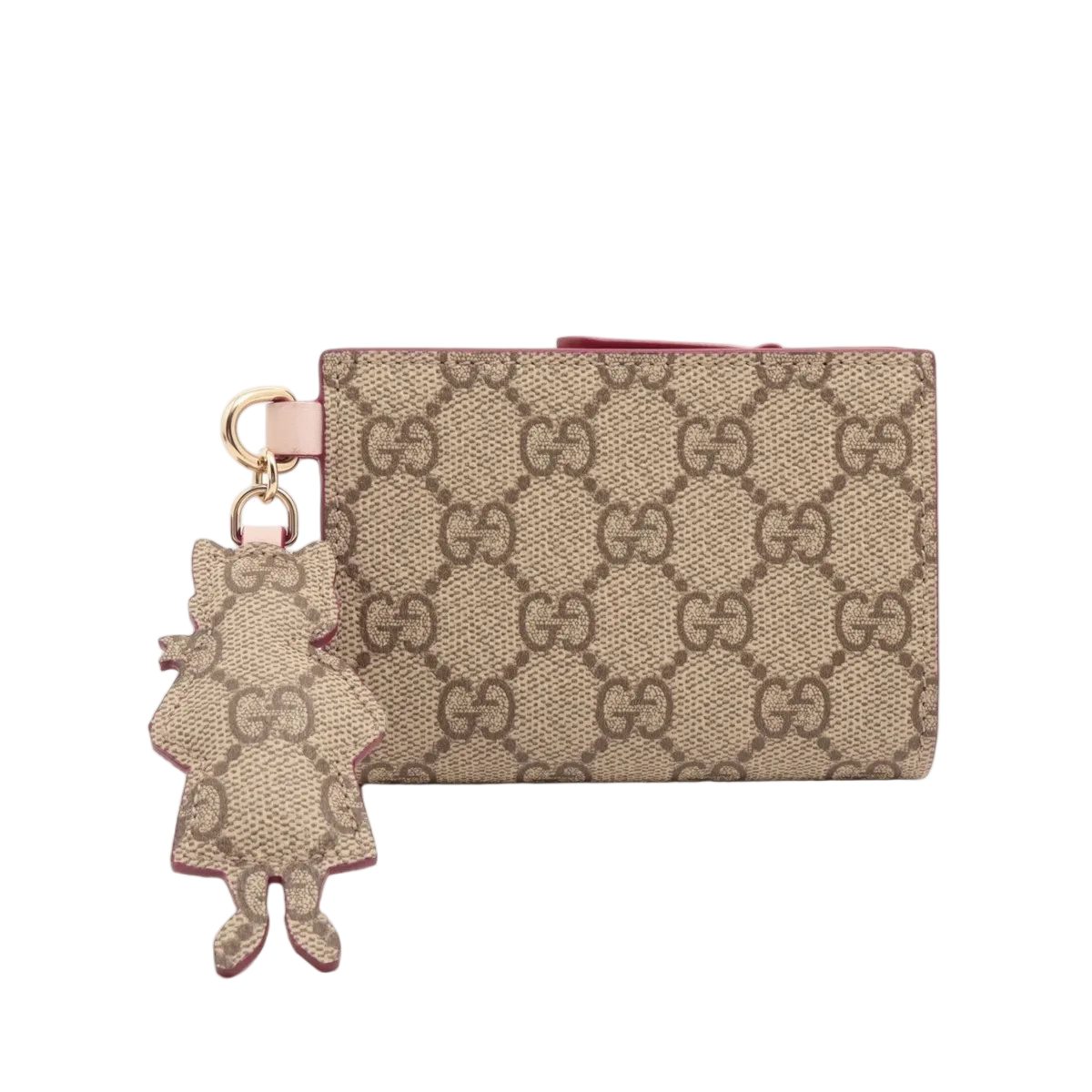 Gucci Yuko Higuchi Collaboration Double Bicolor Small Wallet Leather GG Supreme — view 2