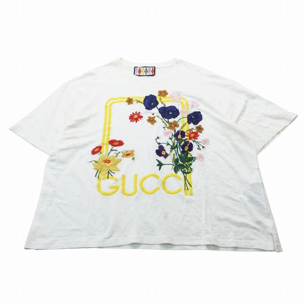 Gucci T-Shirt Short Sleeve Floral Pattern