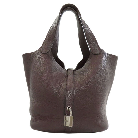 Hermes Picotin Lock MM Silver Handbag