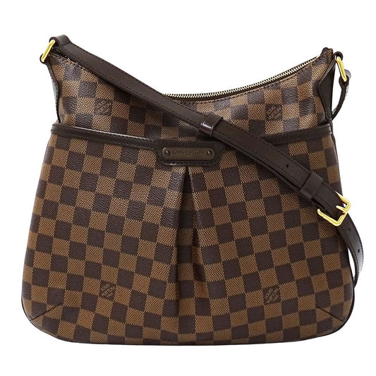 Louis Vuitton Damier Shoulder Bag Blue Bloomsbury PM Brown