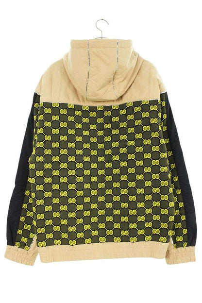 Gucci 752157 Xjfsm Ggmonogram Allover Zip-up Blouson Men's L