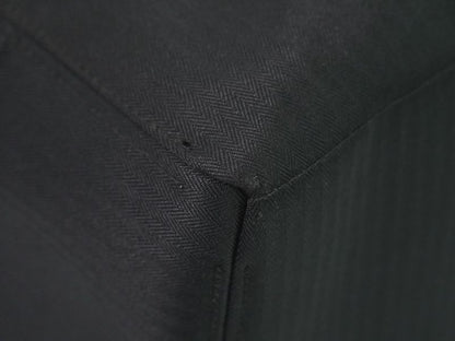 Authentic Hermes Acapulco MM Tote Handbag Canvas Black Acapulco Bag Pre-owned