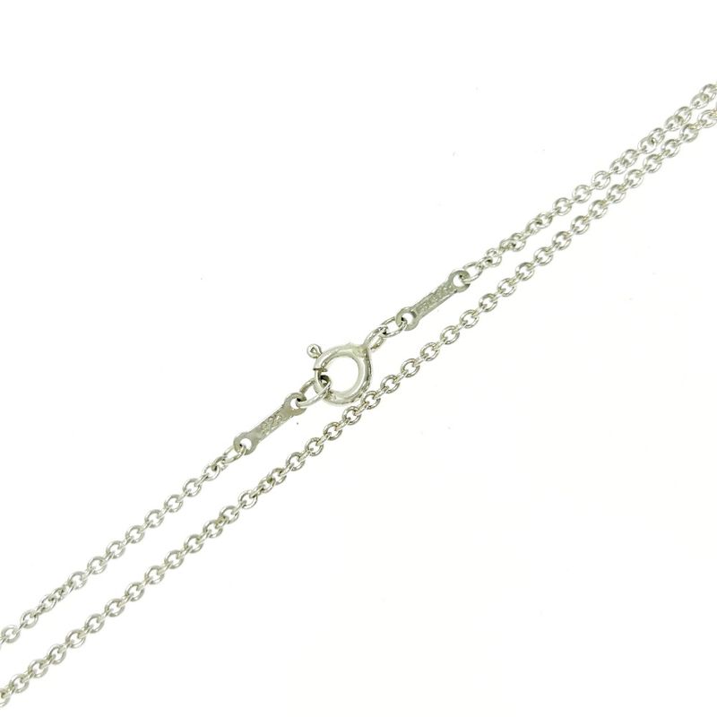 Tiffany & Co Silver Elsa Peretti Open Heart Necklace 6.9g 925 Engraved 440292