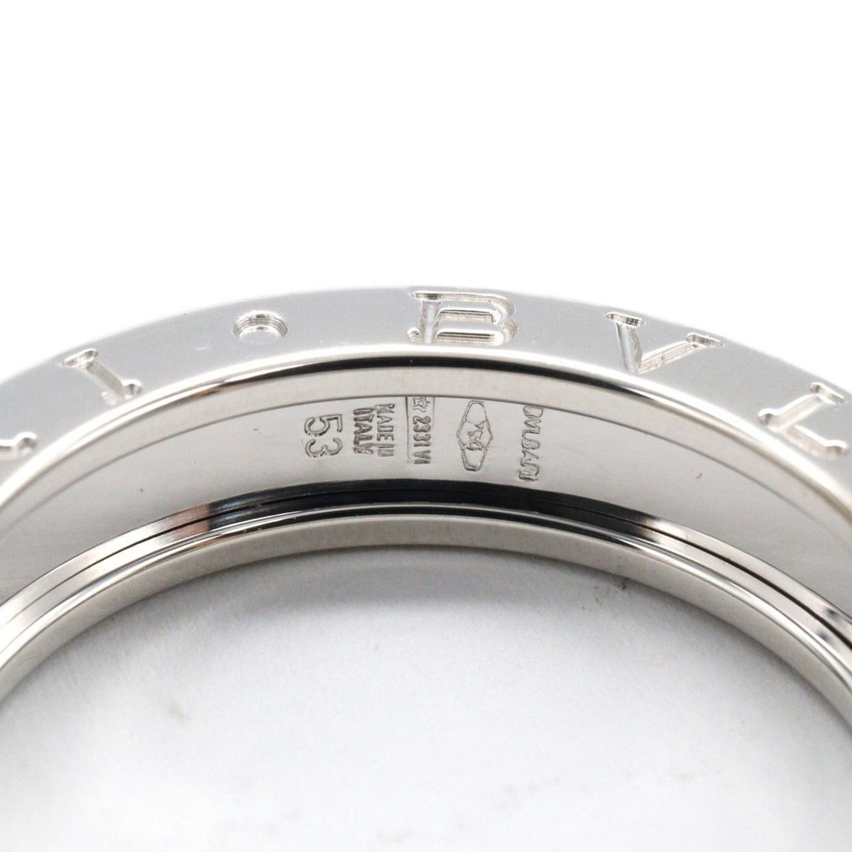 Bvlgari Ring B-zero One Band 18K White Gold — view 5