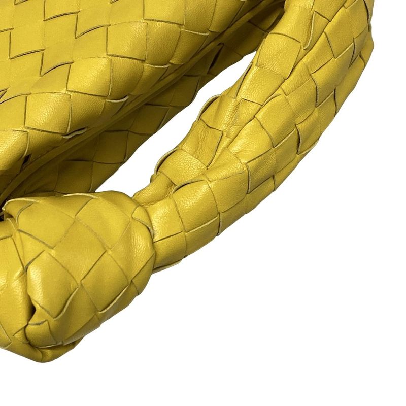 Bottega Veneta Handbag Mini The Jodie Yellow Leather