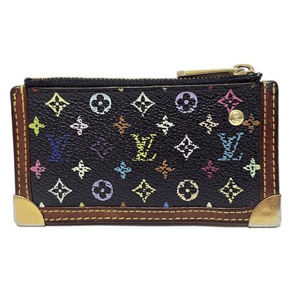 Louis Vuitton Coin Case Monogram Multicolor Pochette Cles M92654 Noir Black