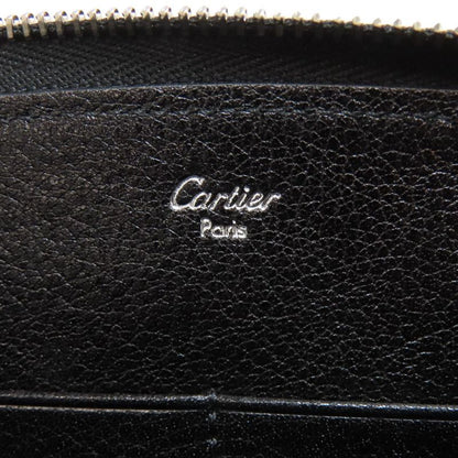 Cartier Must Line Long Wallet With Coin Purse Leather Ladies